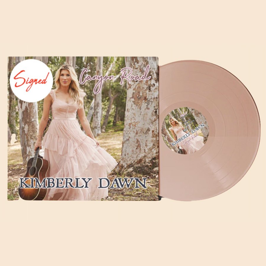 Kimberly Dawn Canyon Road signed vinyl record and sleeve