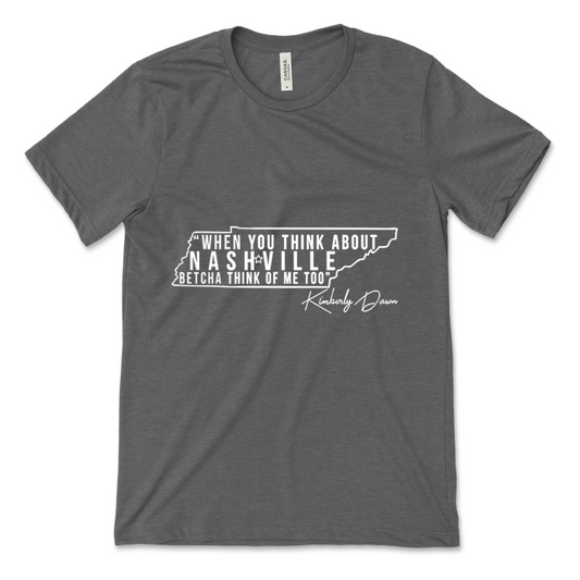 Kimberly Dawn - Nashville Tee - Gray